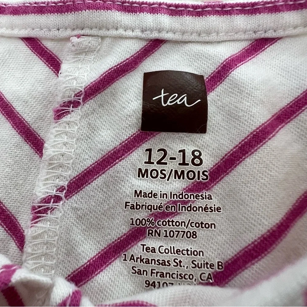 Tea V Stripe Top Size 12-18 months